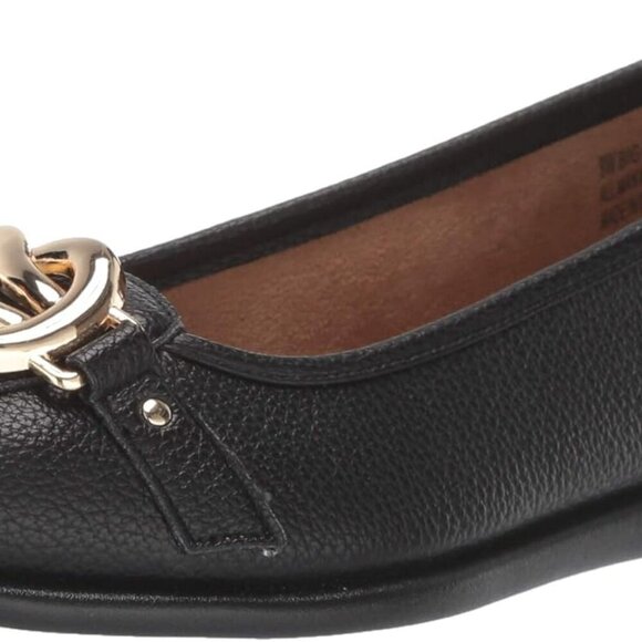 Shoes - Women’s Ballet Flats Rubber Sole Synthetic Ortholite Buckle Flatform Shoe